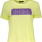 Yellow Cotton Women T-Shirt