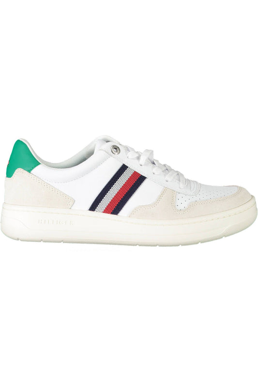 Green Polyester Men Sneaker
