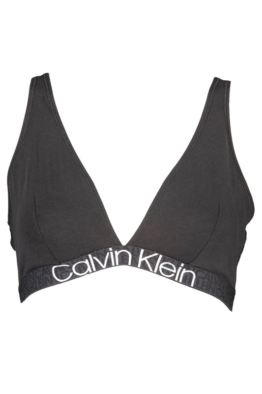 Black Cotton Women Bra