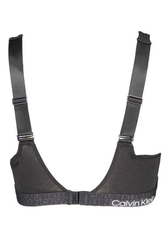 Black Cotton Women Bra