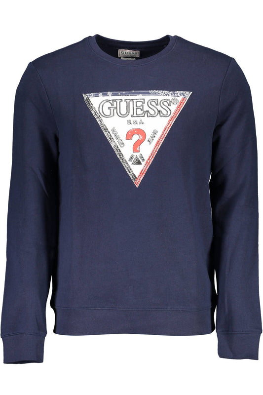 Blue Organic Cotton Men Sweater
