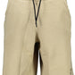 Beige Cotton Men Bermuda