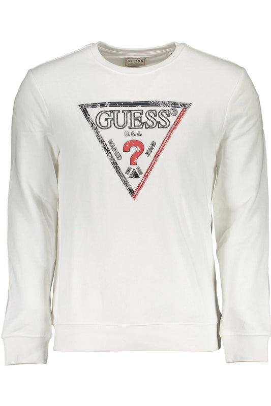 White Cotton Men Sweater