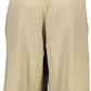 Beige Cotton Men Bermuda
