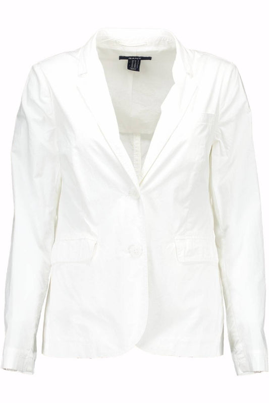 White Cotton Women Jacket