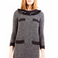 Gray Wool Women Dress