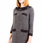 Gray Wool Women Dress