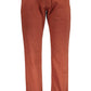 Brown Cotton Men's Pant