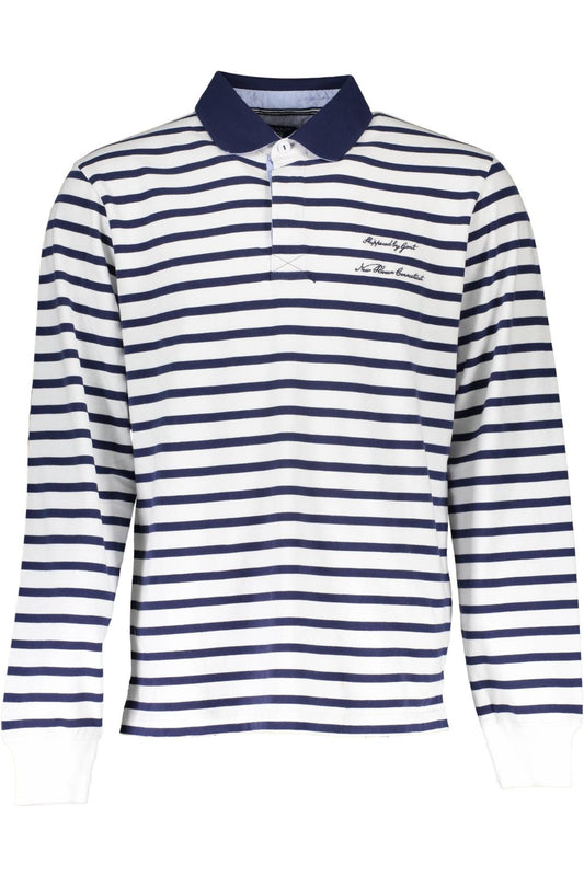 White Cotton Men Polo Shirt