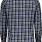 Blue Cotton Men Shirt