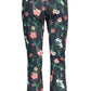 Blue Cotton Women Pant