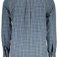 Green Cotton Men Shirt