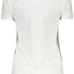 White Cotton Women T-Shirt