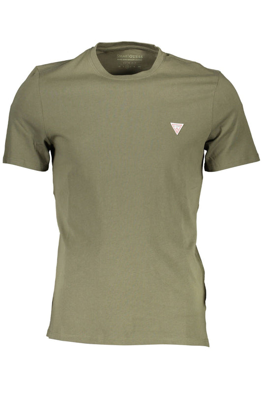 Green Cotton Men TShirt