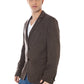Brown Wool Men Jacket