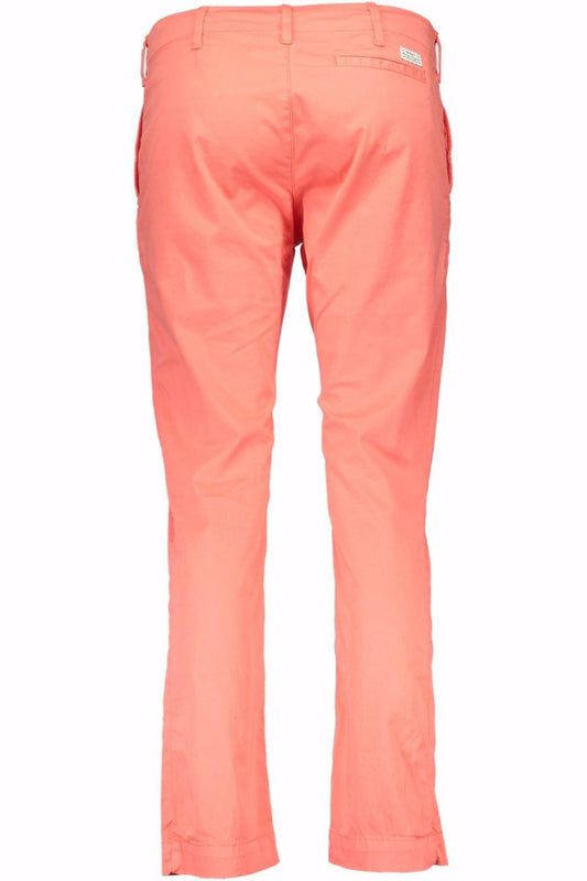 Red Cotton Women Pant