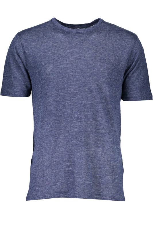 Blue Linen Men T-Shirt