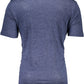 Blue Linen Men T-Shirt