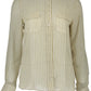 Beige Polyester Women Shirt