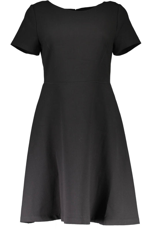 Black Polyester Women Dress