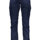 Blue Cotton Men Pant