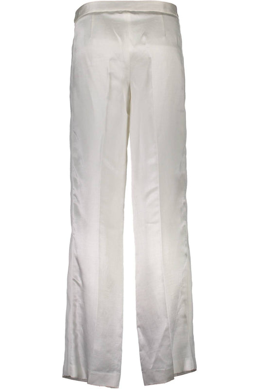 White Linen Women Pant