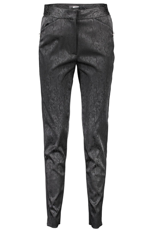 Black Polyester Women Pant