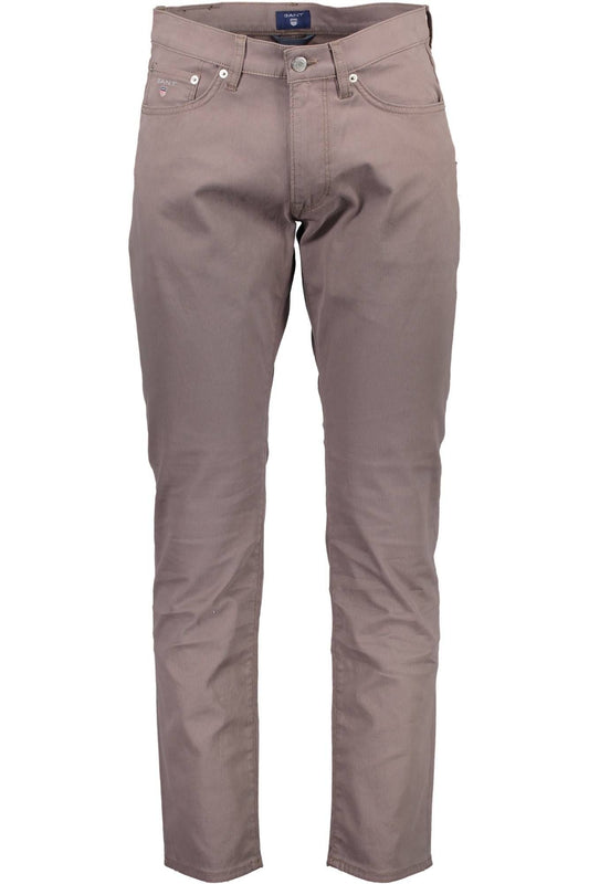 Gray Cotton Men Jeans