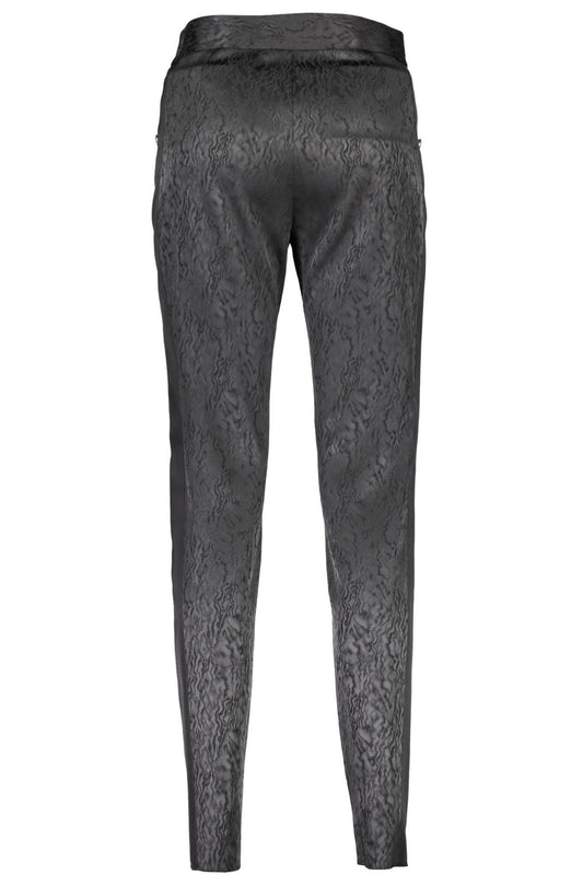 Black Polyester Women Pant