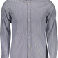 Blue Cotton Men Shirt