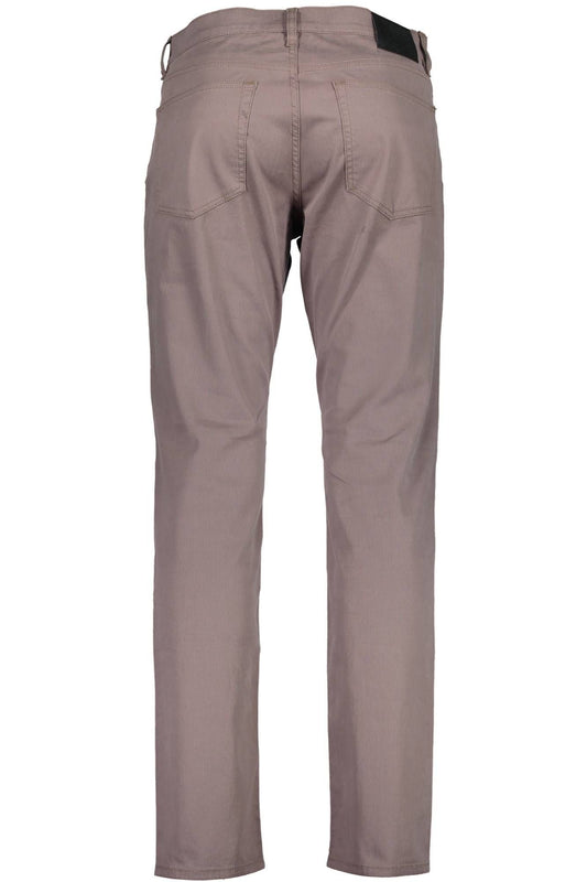 Gray Cotton Men Jeans