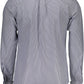 Blue Cotton Men Shirt