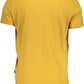 Yellow Cotton Men T-Shirt