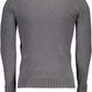 Gray Cotton Men Sweater