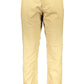 Brown Cotton Men Trouser
