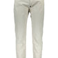 Beige Cotton Men Pant