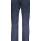 Blue Cotton Men Pant