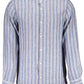 Blue Linen Men Shirt