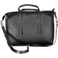 Black Polyurethane Women Handbag