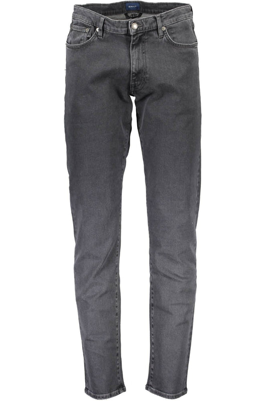 Black Cotton Men Jeans