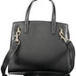 Black Polyethylene Women Handbag