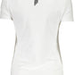 White Cotton Women T-Shirt