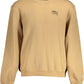 Beige Cotton Men Sweater