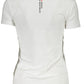 White Cotton Women T-Shirt