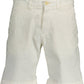 White Cotton Men Bermuda