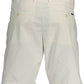 White Cotton Men Bermuda