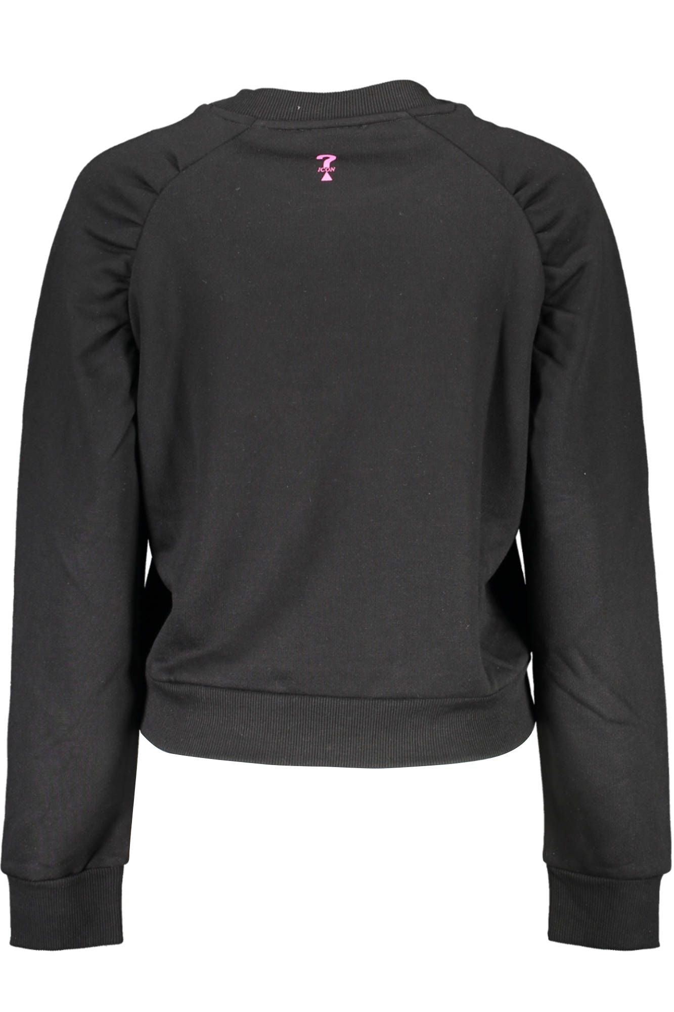 Black Cotton Women Sweater