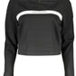 Black Polyester Women Top