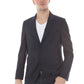 Blue Wool Men Jacket