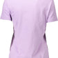 Purple Cotton Women T-Shirt